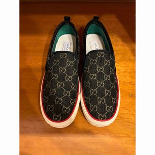 グッチ(Gucci)のグッチ　スリッポン　スニーカー　グッチテニス　サイズ10.5 29.5cm相当(スニーカー)