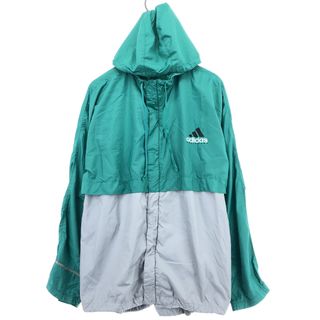 アディダス(adidas)の古着 90年代 アディダス adidas EQUIPMENT エキップメント バックプリント ウインドブレーカー メンズL ヴィンテージ /eaa414813(ナイロンジャケット)