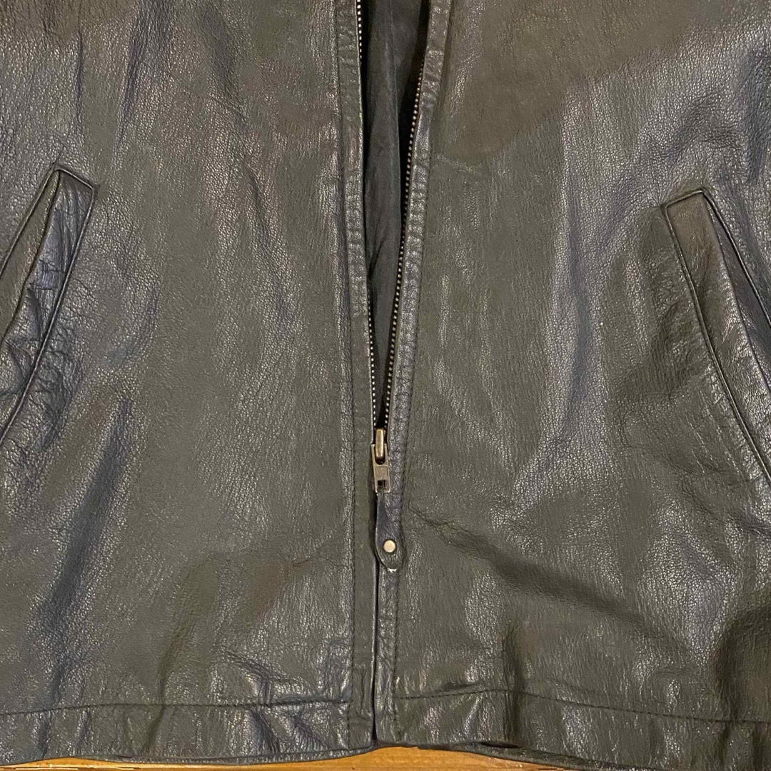 STUSSY(ステューシー)の90's STUSSY VINTAGE LEATHER  USA製 メンズのジャケット/アウター(レザージャケット)の商品写真