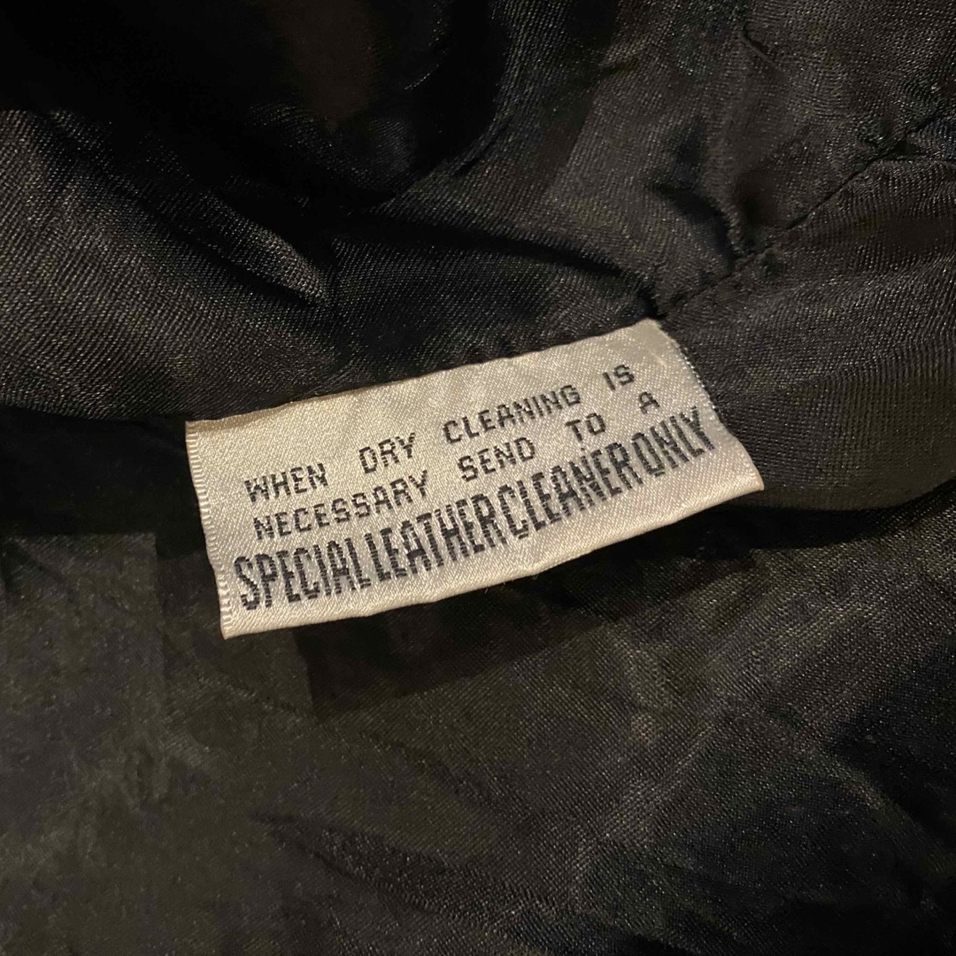 STUSSY(ステューシー)の90's STUSSY VINTAGE LEATHER  USA製 メンズのジャケット/アウター(レザージャケット)の商品写真
