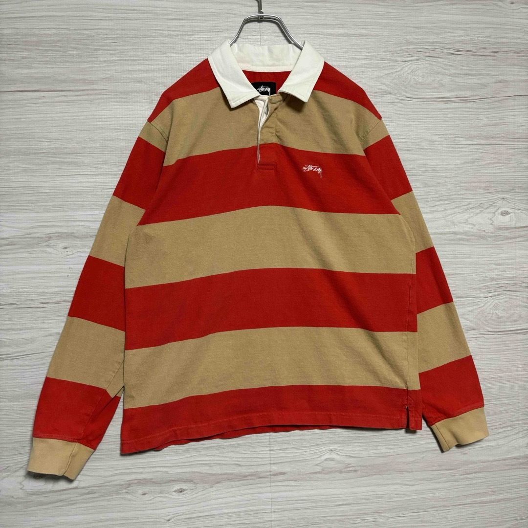 STUSSY - 【入手困難】STUSSY ステューシー ラガーシャツ 太 STUSSY - 【入手困難】STUSSY ステューシー ラガーシャツ 太