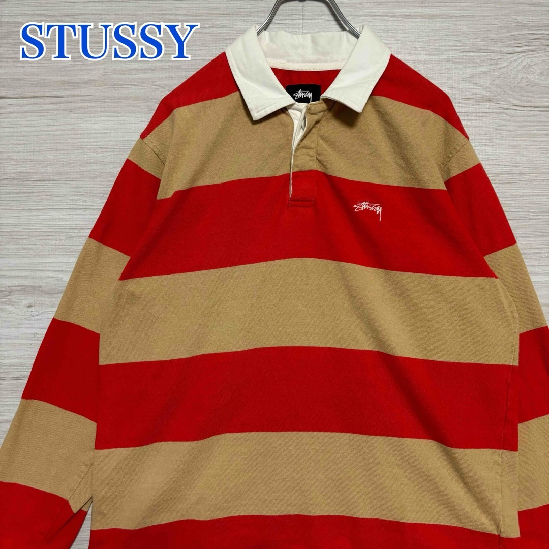 STUSSY - 【入手困難】STUSSY ステューシー ラガーシャツ 太 STUSSY - 【入手困難】STUSSY ステューシー ラガーシャツ 太