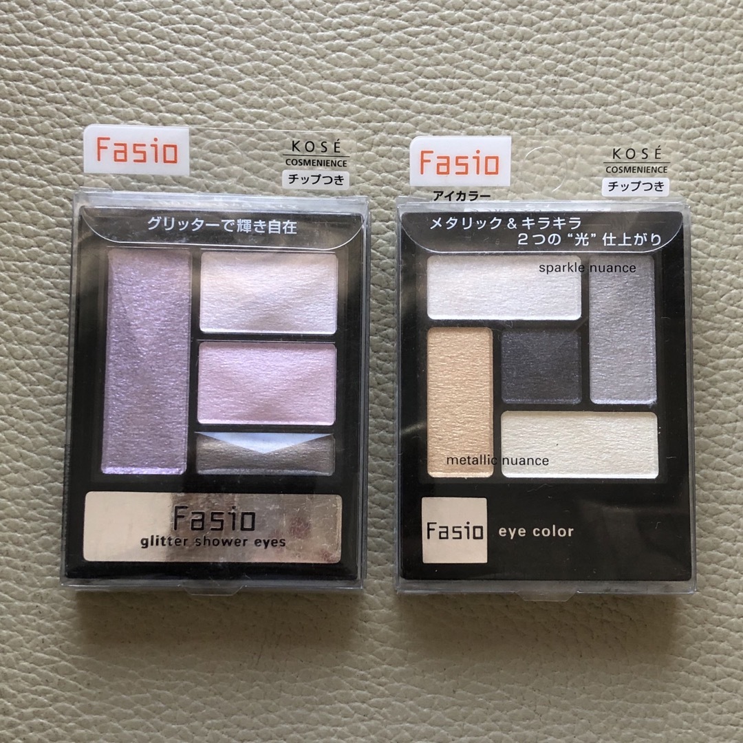 Fasio(ファシオ)の【新品・未使用品】Fasio ファシオ　アイシャドウ　4個セット コスメ/美容のベースメイク/化粧品(アイシャドウ)の商品写真