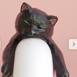 フェリシモ(FELISSIMO)の新品　猫部　黒猫　猫の傘タグ　アクセサリー　フェリシモ(日用品/生活雑貨)