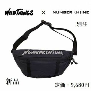 ワイルドシングス(WILDTHINGS)の【半額】NUMBER (N)INE × WILD THINGS ボディバッグ 黒(ボディーバッグ)