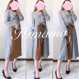 ザラ(ZARA)のシャツワンピース ♡ ナノユニバース ミラオーウェン ザラ ブージュルード(ロングワンピース/マキシワンピース)