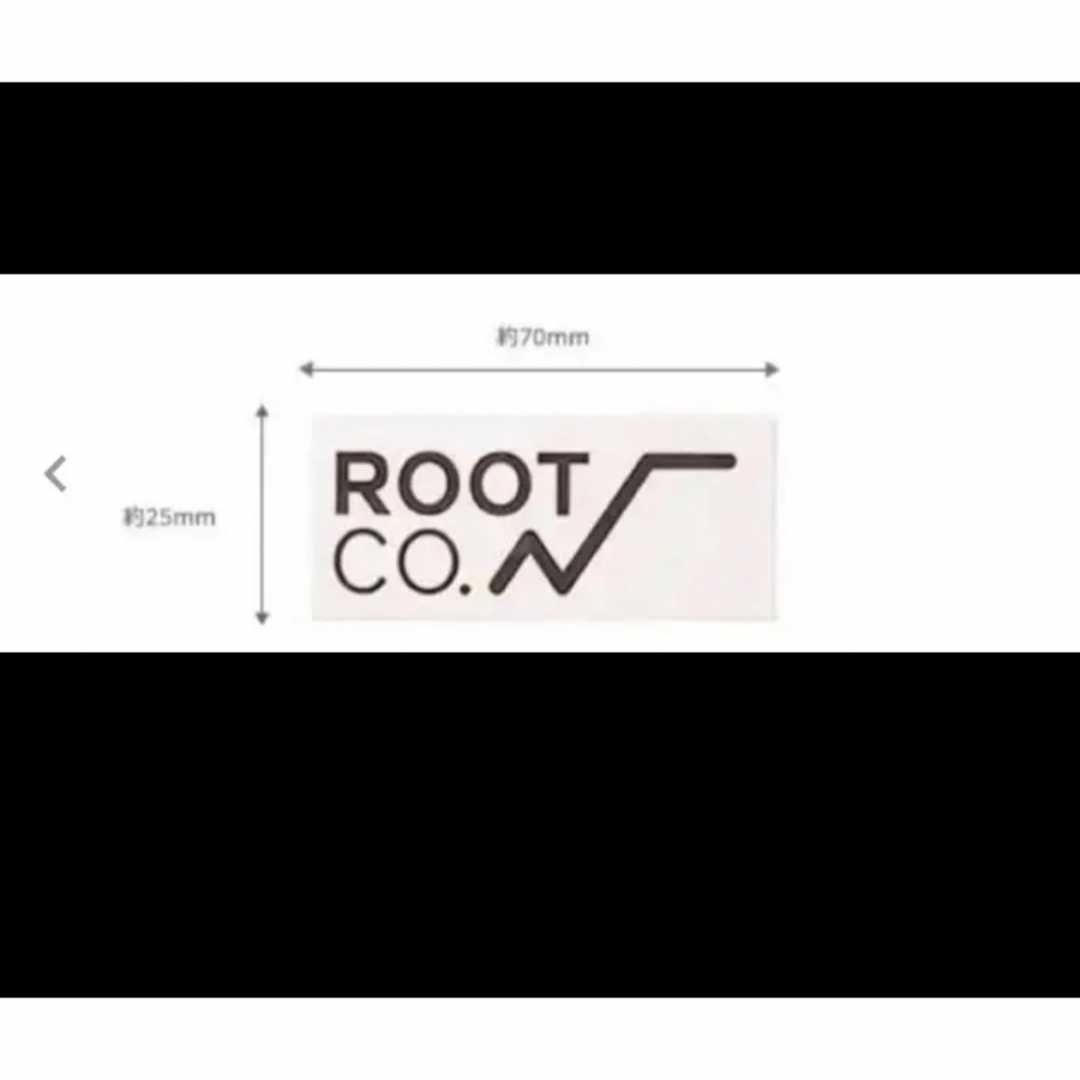 ROOT CO.(ルート)の新品 ROOT CO. ステッカー 白黒2枚セット スポーツ/アウトドアのアウトドア(その他)の商品写真