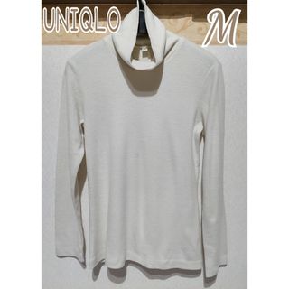 ユニクロ(UNIQLO)の【美品】UNIQLO♡フリースヒートテック フランネル タートル M(アンダーシャツ/防寒インナー)