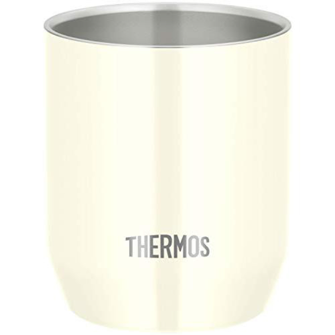 THERMOS(サーモス)のサーモス THERMOS真空断熱カップ バニラ280mlJDH-280C新品 インテリア/住まい/日用品のキッチン/食器(グラス/カップ)の商品写真