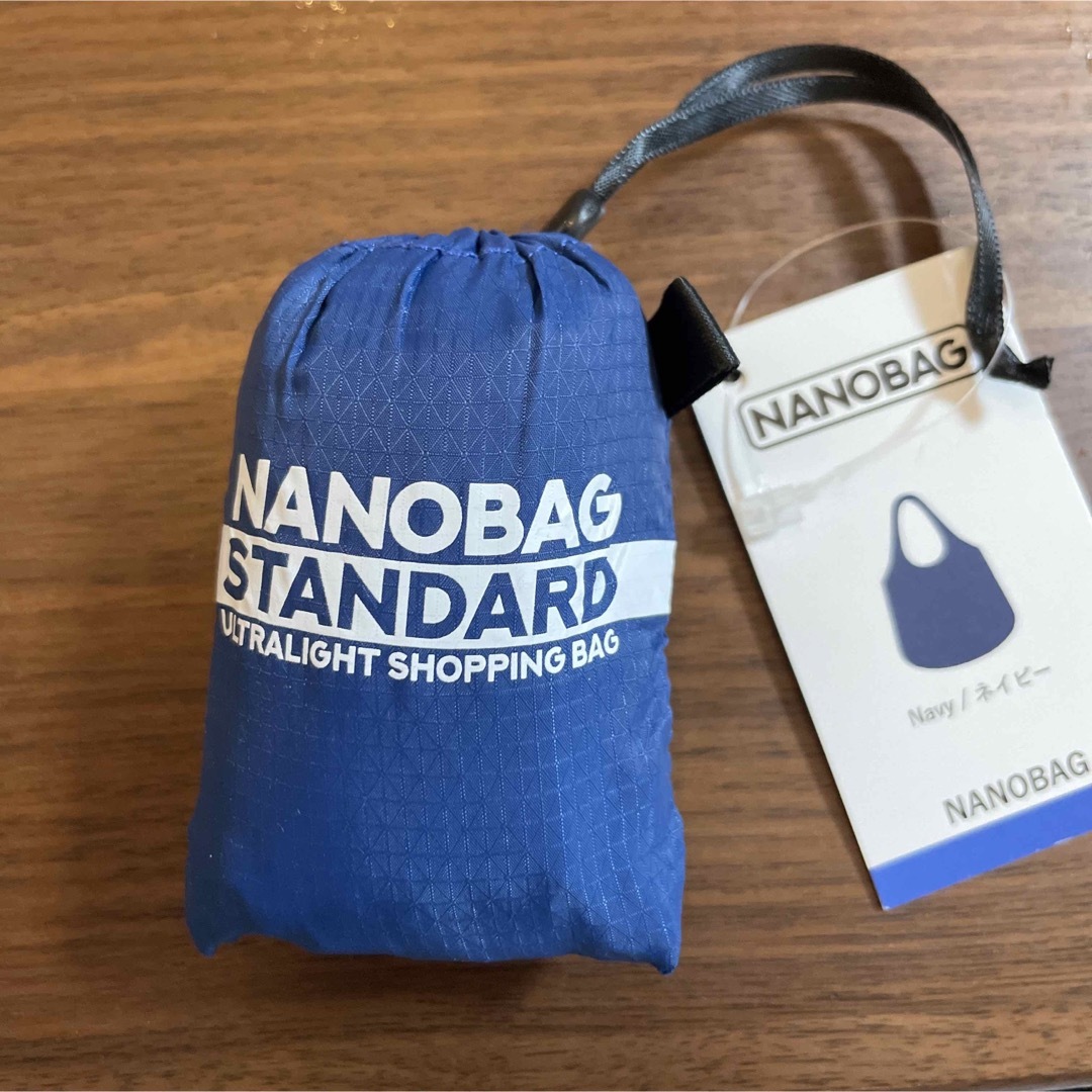 新品 NANOBAG STANDARD ネイビー レディースのバッグ(エコバッグ)の商品写真