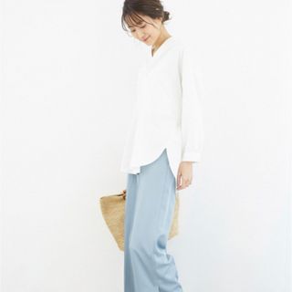 ロペピクニック(Rope' Picnic)のお値下げ＊ロペピクニック 長袖シャツ ロングシャツ M(シャツ/ブラウス(長袖/七分))