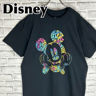 ディズニー(Disney)のDisney ディズニー ミッキー ロゴ キャラクター Tシャツ 半袖 輸入品(Tシャツ/カットソー(半袖/袖なし))