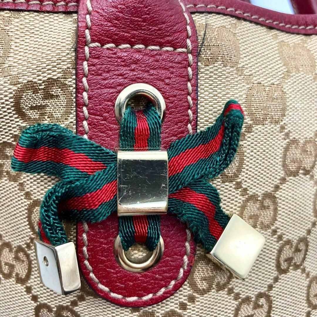 Gucci - グッチ プリンシー シェリーライン GG柄 キャンバス トート