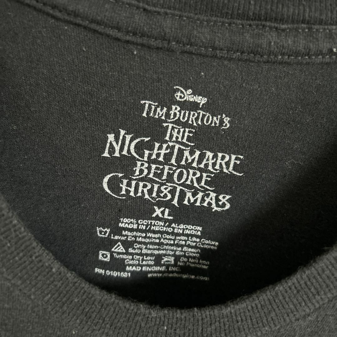 Disney(ディズニー)のナイトメアービフォアクリスマス ジャック ビッグフェイス Tシャツ 半袖 輸入品 メンズのトップス(Tシャツ/カットソー(半袖/袖なし))の商品写真