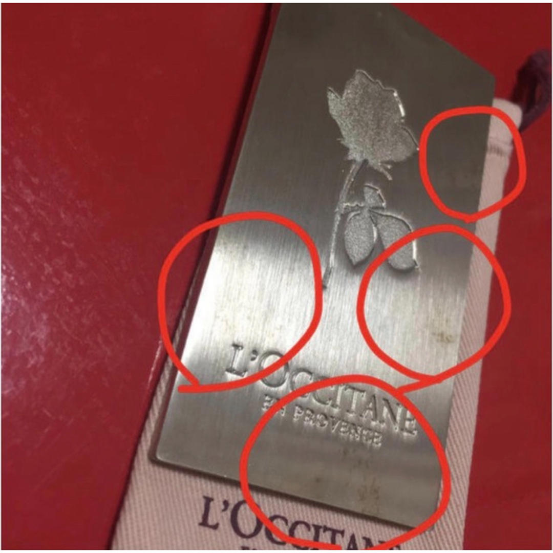 L'OCCITANE(ロクシタン)のロクシタン　ミニミラー(ローズ柄) レディースのファッション小物(ミラー)の商品写真