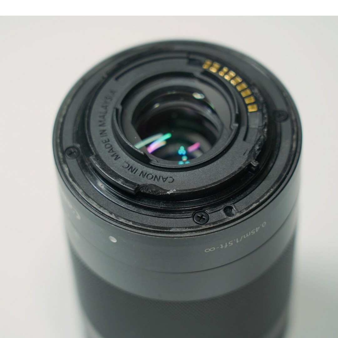 Canon(キヤノン)のEOS M6ボディ、22mm f2、18-150mm f3.5-6.3レンズ スマホ/家電/カメラのカメラ(デジタル一眼)の商品写真