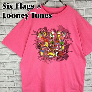 ティービーアンドムービー(TV&MOVIE)のSix Flags × Looney Tunes キャラ Tシャツ 半袖 輸入品(Tシャツ/カットソー(半袖/袖なし))