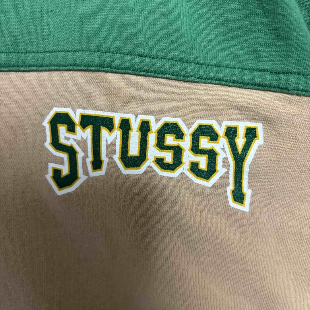 STUSSY(ステューシー)の【入手困難】STUSSY ステューシー　Tシャツ　Lサイズ　紺タグ　両面デザイン メンズのトップス(Tシャツ/カットソー(半袖/袖なし))の商品写真