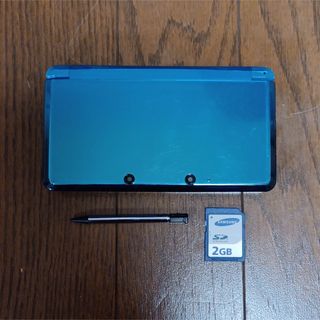 ニンテンドー3DS(ニンテンドー3DS)のニンテンドー3DS アクアブルー 中古(携帯用ゲーム機本体)