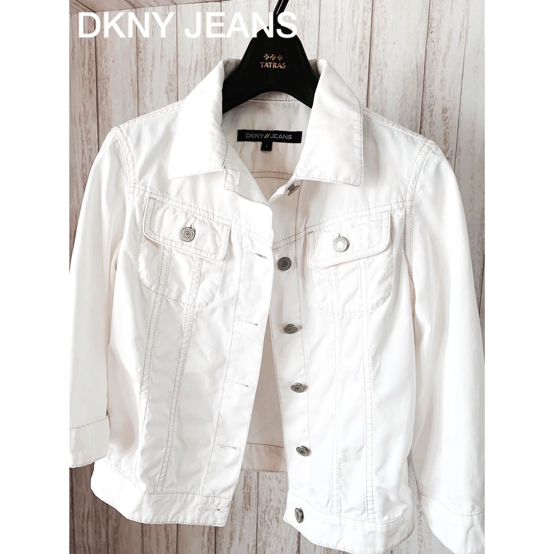 DKNY(ダナキャランニューヨーク)のDKNY JEANS コットンジャケット レディースのジャケット/アウター(Gジャン/デニムジャケット)の商品写真