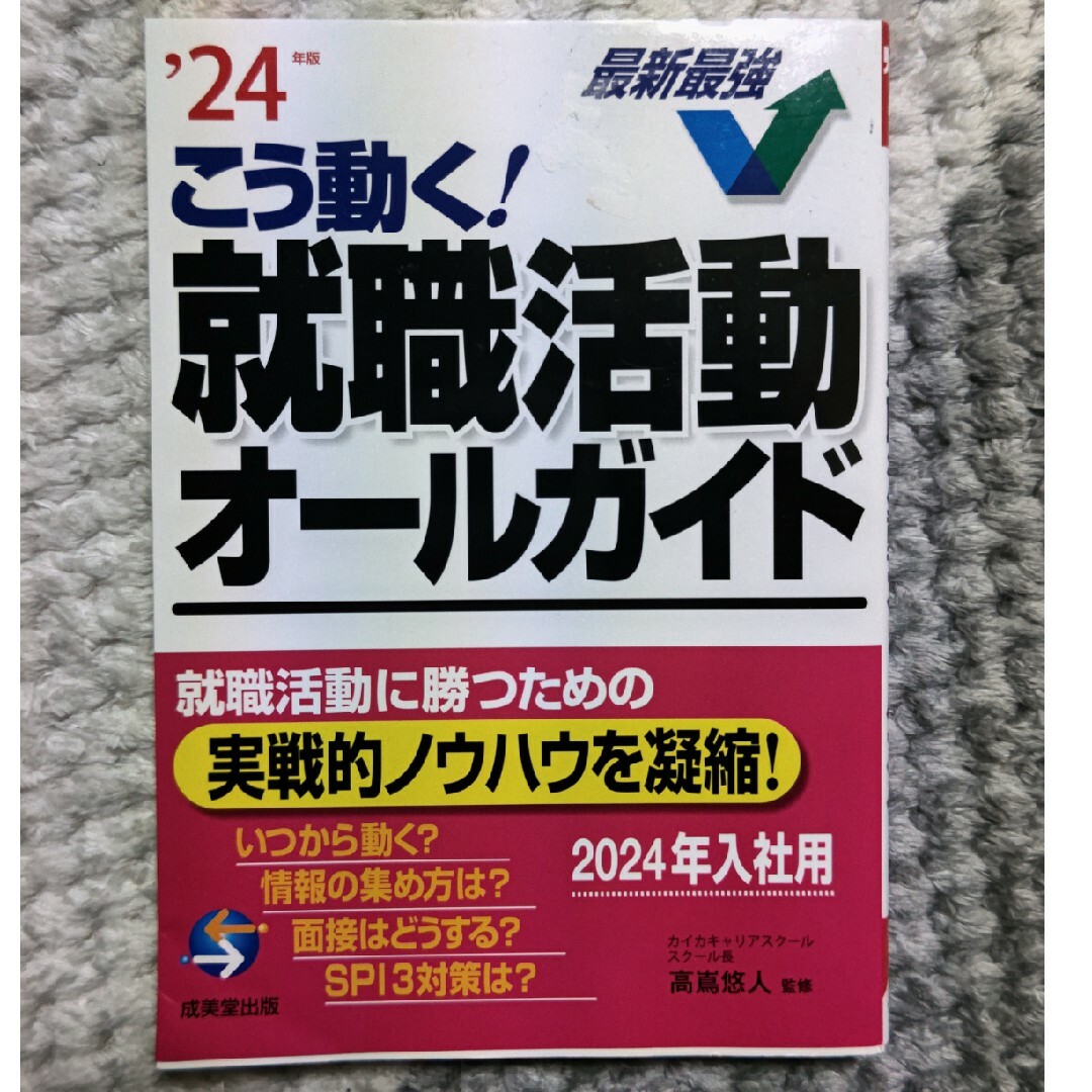 就職活動オールガイド2024 エンタメ/ホビーの本(語学/参考書)の商品写真