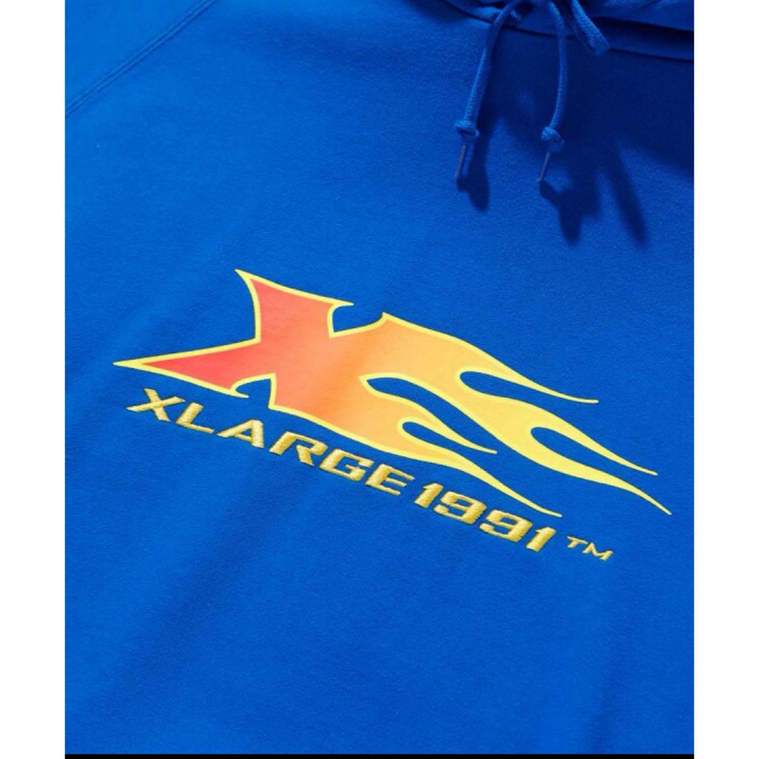 XLARGE(エクストララージ)のXLARGE パーカー ブルー  メンズのトップス(パーカー)の商品写真