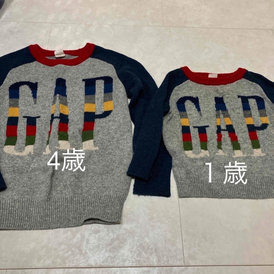 GAP  おそろいコーデ キッズ/ベビー/マタニティのキッズ服男の子用(90cm~)(ニット)の商品写真