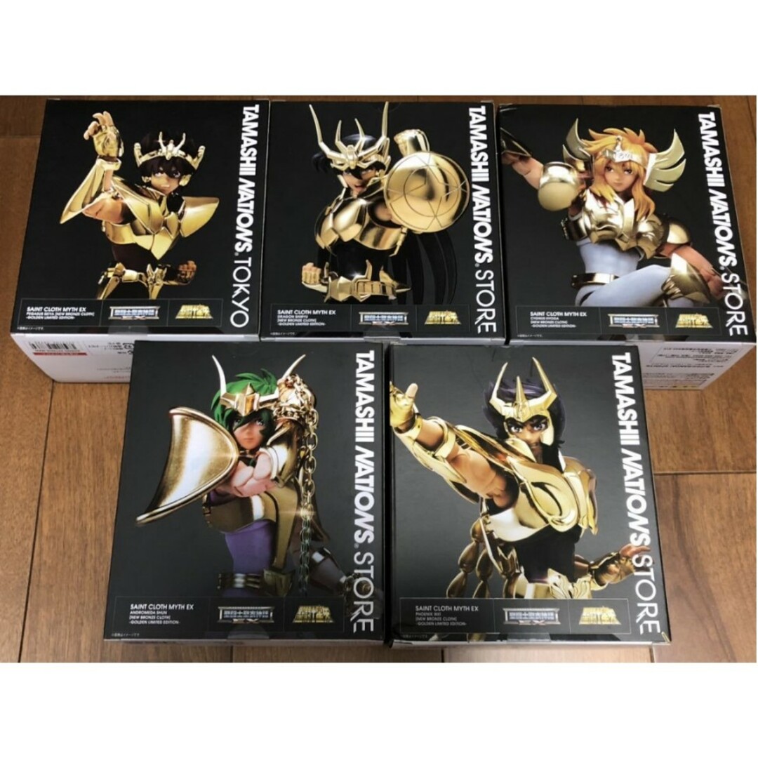 BANDAI(バンダイ)の聖闘士聖衣神話EX golden limited edition 5体セット エンタメ/ホビーのフィギュア(アニメ/ゲーム)の商品写真