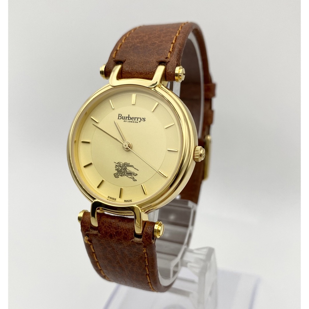 BURBERRY QZ バーバリー 3200 1.8056 ゴールド文字盤 BURBERRY QZ バーバリー 3200 1.8056 ゴールド文字盤