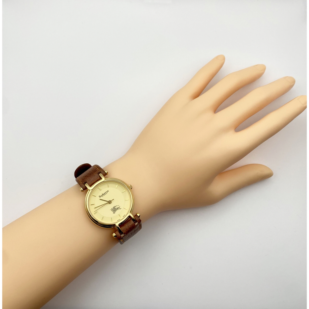 BURBERRY QZ バーバリー 3200 1.8056 ゴールド文字盤 BURBERRY QZ バーバリー 3200 1.8056 ゴールド文字盤