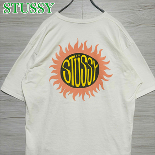 ステューシー(STUSSY)の【希少デザイン】STUSSY ステューシー　Tシャツ　XLサイズ　両面デザイン(Tシャツ/カットソー(半袖/袖なし))