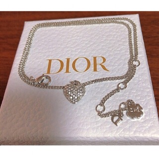 クリスチャンディオール(Christian Dior)のDior ディオール ネックレス シルバー ハート 可愛い シンプル 人気(ネックレス)