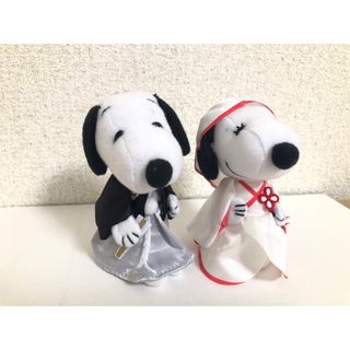 スヌーピー(SNOOPY)のウェディング　スヌーピー　置き型ぬいぐるみ　(ウェルカムボード)