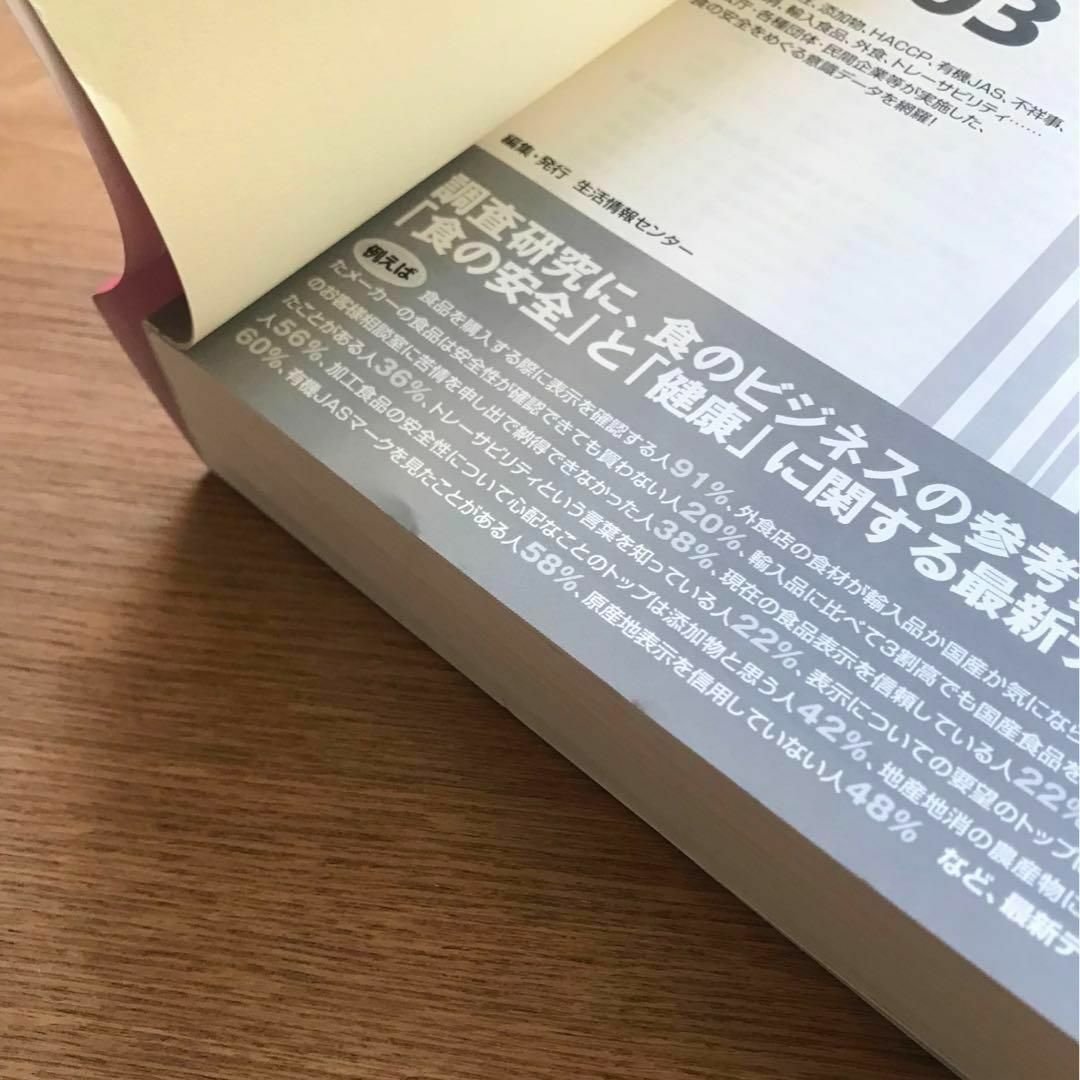 食の安全と健康意識データ集 2003 単行本 健康 食生活 食品 データブック エンタメ/ホビーの本(健康/医学)の商品写真