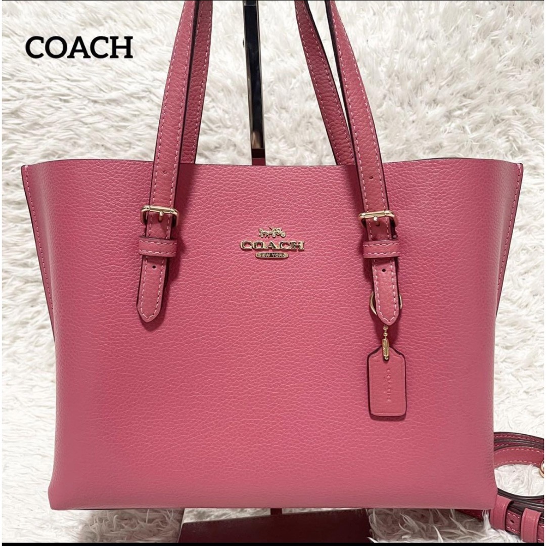 【8%off】【未使用品】COACH/コーチ ミニトート2wayショルダーバッグPVCレザー