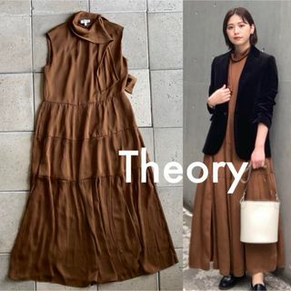 セオリー(theory)の⭐︎【新品未使用】 theoryセオリー/ティアードマキシ丈ワンピ(ロングワンピース/マキシワンピース)