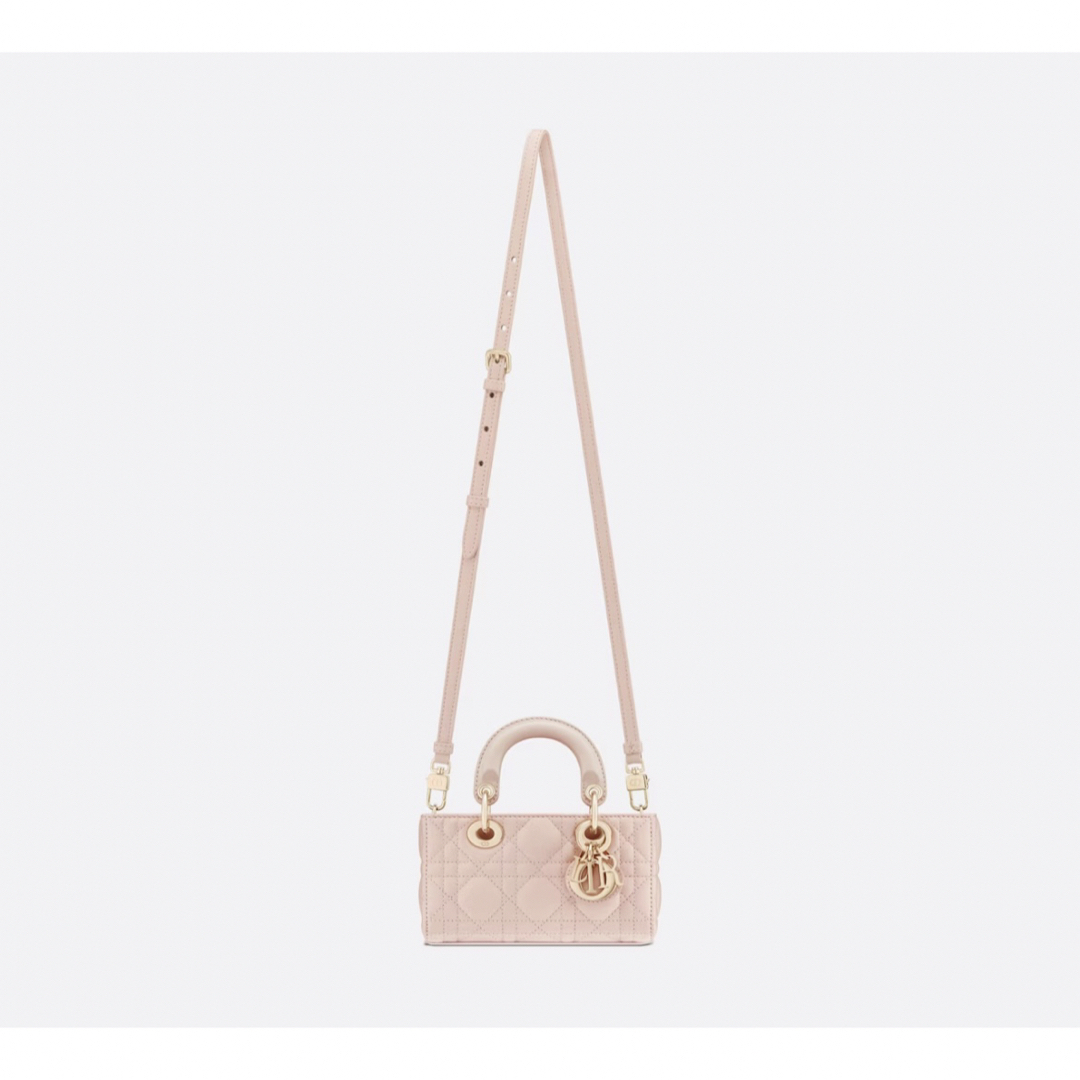 Christian Dior(クリスチャンディオール)の新作 新品 ディオール LADY D-JOY マイクロバッグ パウダーピンク レディースのバッグ(ショルダーバッグ)の商品写真