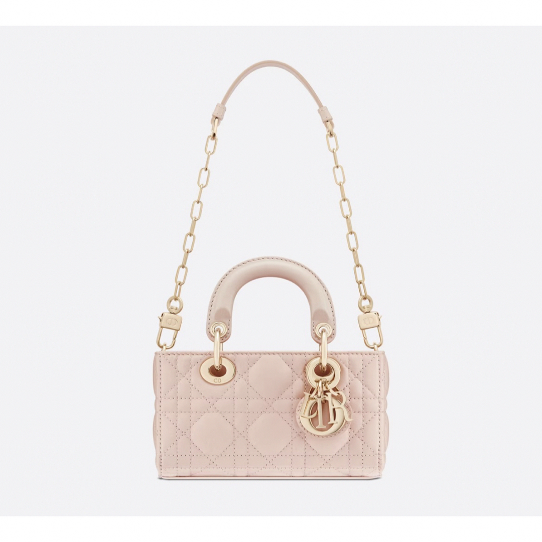 Christian Dior(クリスチャンディオール)の新作 新品 ディオール LADY D-JOY マイクロバッグ パウダーピンク レディースのバッグ(ショルダーバッグ)の商品写真