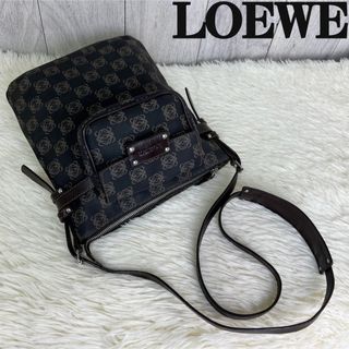 ロエベ(LOEWE)の美品♡ポーチ付♡LOEWE ロエべ アナグラム 総柄 ショルダーバッグ(ショルダーバッグ)