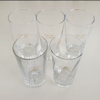 アサヒ(アサヒ)のビールグラス　プライムタイムグラス　5個セット(グラス/カップ)