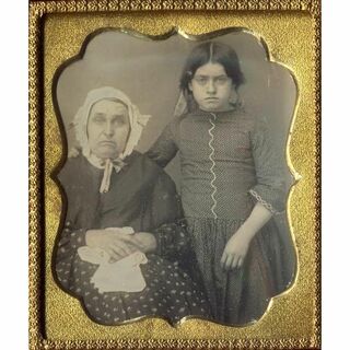 銀板写真 ダゲレオタイプ ガラス写真 古写真 アンティーク 江戸 戦前 19世紀(その他)