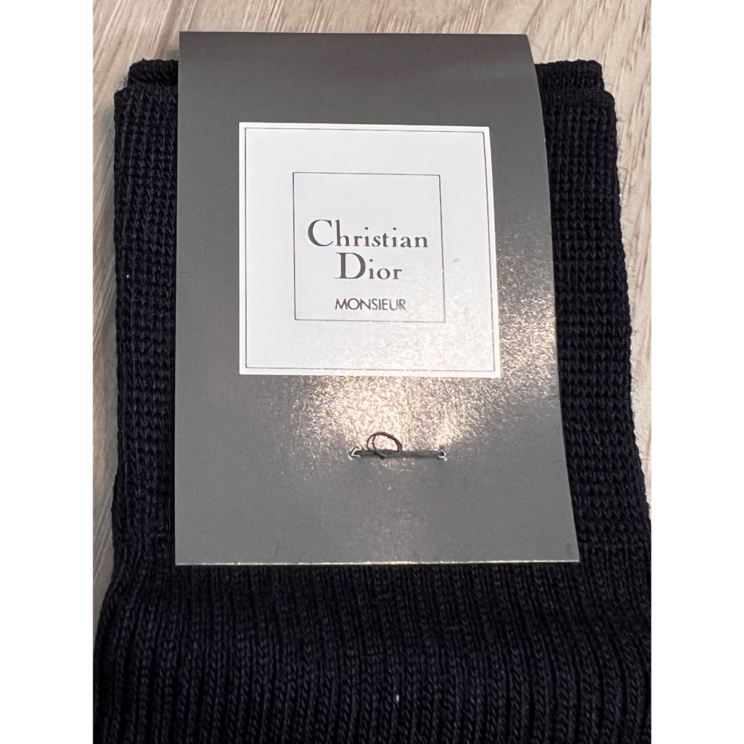 Christian Dior(クリスチャンディオール)の【新品未使用品】クリスチャンディオール　25cmビジネスソックス　2足セット メンズのレッグウェア(ソックス)の商品写真