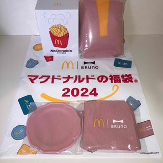 マクドナルド(マクドナルド)のマクドナルド　福袋　2024 グッズ4点＋袋付き！(ノベルティグッズ)