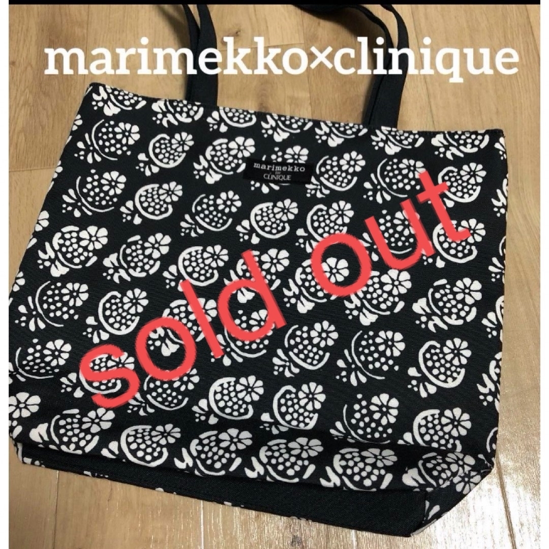 marimekko(マリメッコ)のmarimekko × cliniqueコラボトート レディースのバッグ(トートバッグ)の商品写真