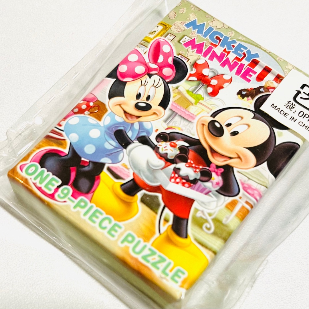 Disney(ディズニー)のミッキー&ミニー ミニパズル 9ピース キッズ/ベビー/マタニティのおもちゃ(知育玩具)の商品写真