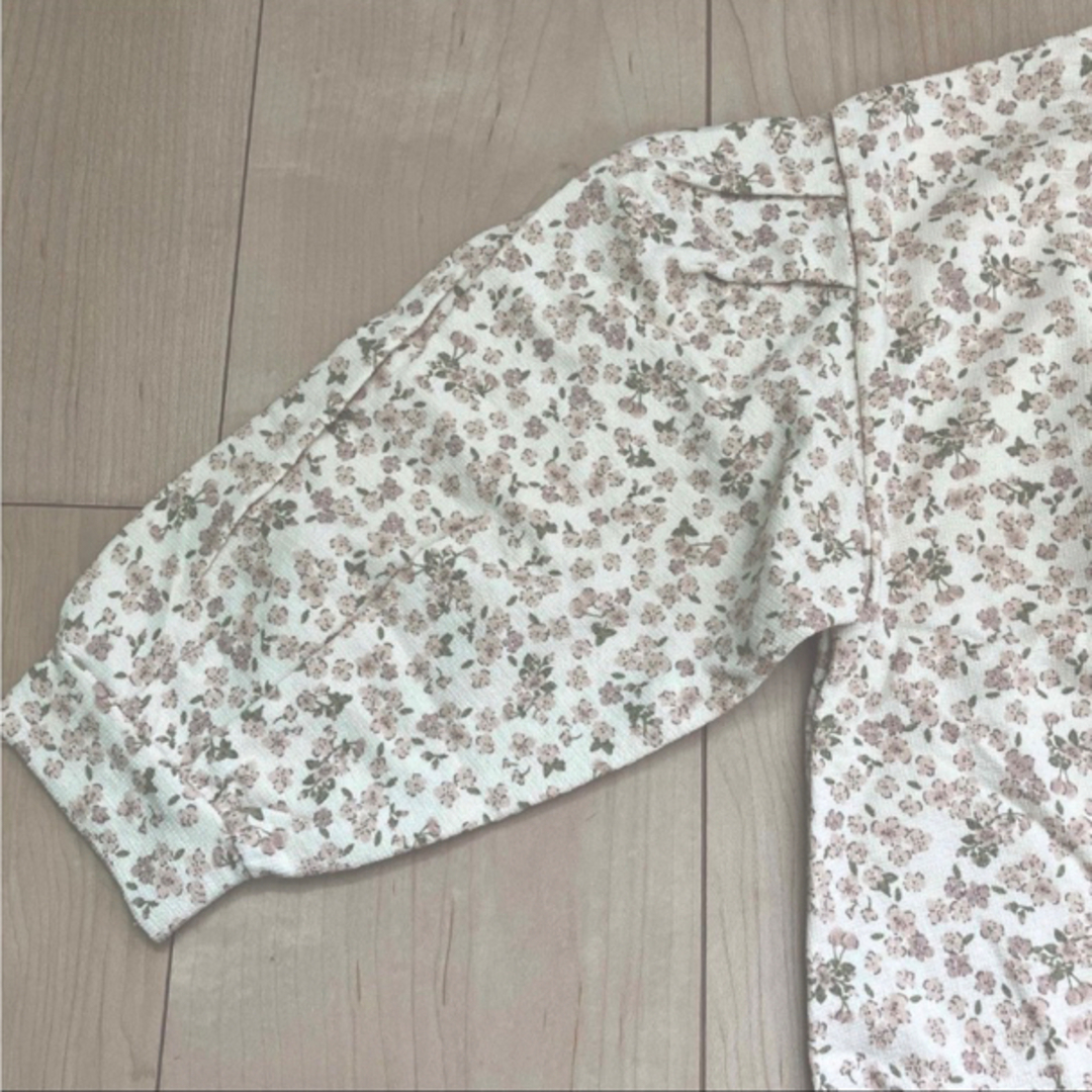 バースデイ(バースデイ)の新品 mamaraku 120 カーディガン 花柄 キッズ/ベビー/マタニティのキッズ服女の子用(90cm~)(カーディガン)の商品写真