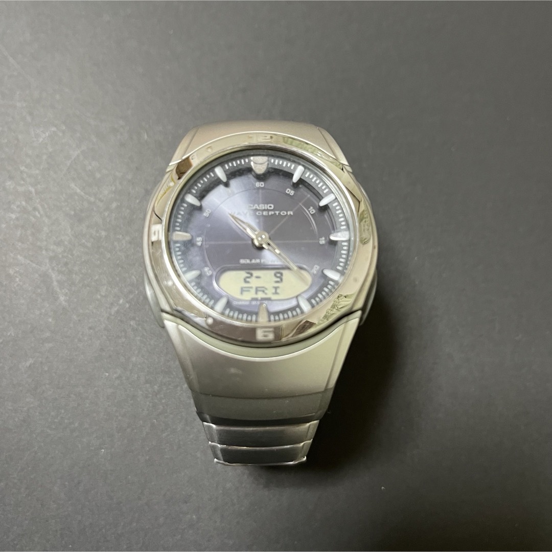 CASIO(カシオ)の【ソーラー電池交換済み】CASIO WAVE CEPTOR WVA-300Q メンズの時計(腕時計(アナログ))の商品写真