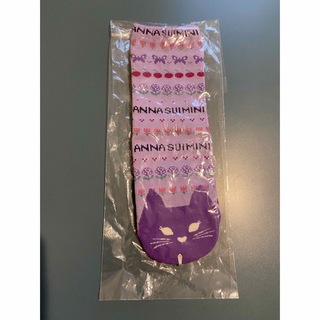アナスイミニ(ANNA SUI mini)のアナスイミニ 猫柄ソックス(靴下/タイツ)