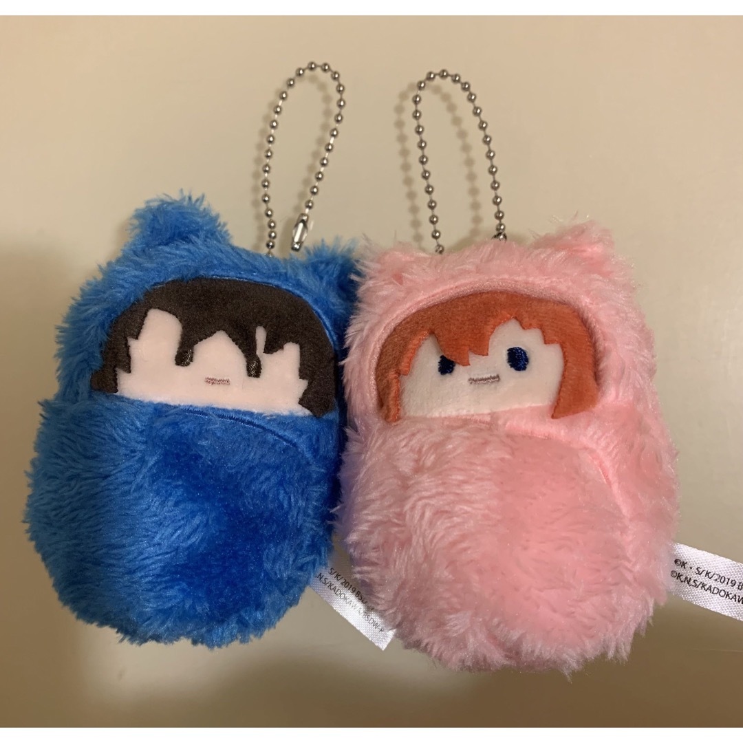 文豪ストレイドッグス くるみたぴぬい【2点セット】太宰治&中原 文豪ストレイドッグス くるみたぴぬい【2点セット】太宰治&中原