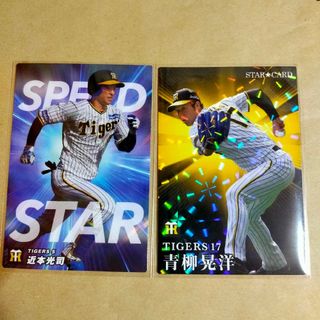 阪神タイガース プロ野球チップス 2枚(スポーツ選手)